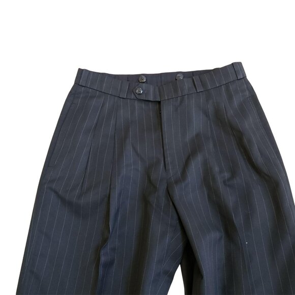Tailored Pinstripe Pant Suit sz 44 - Picture 8 of 13